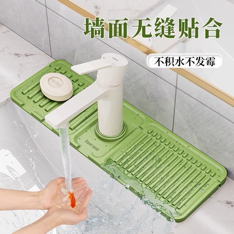 Draining Board Sink Drainer Mat – Quick Dry Kitchen Sink Drying Mat with Anti-Slip Design