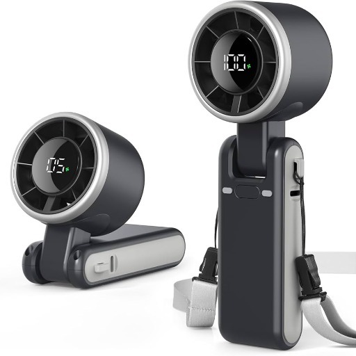 Handheld Portable Turbo Mini Fan – Rechargeable High-Speed Cooling Fan with Strong Airflow